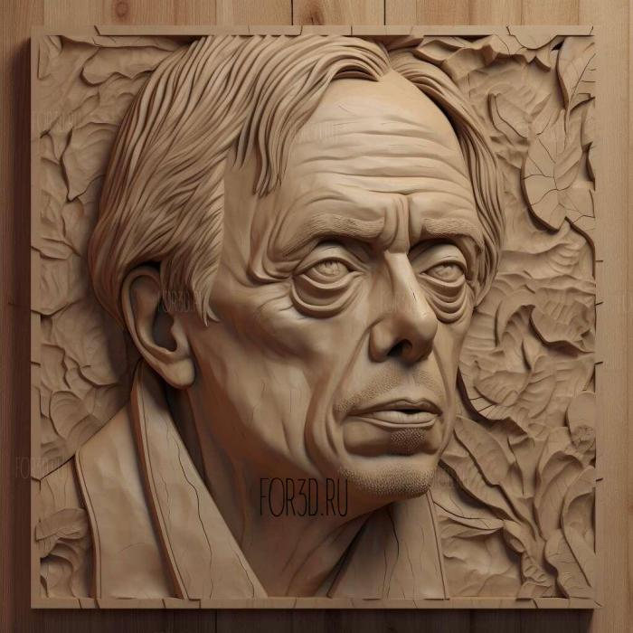 steve buscemi 3 stl model for CNC